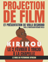 Mois du patrimoine africain : Film et présentation